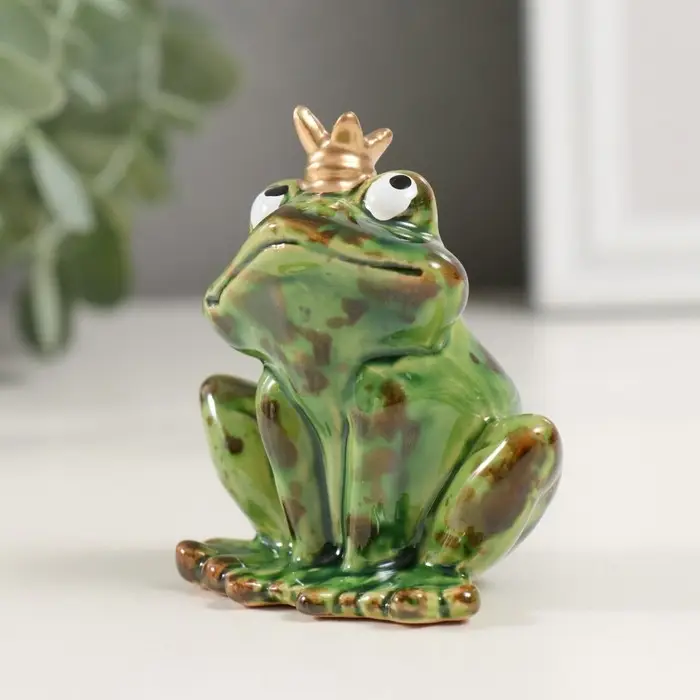 Сувенир керамика "Королевна-лягушка" 4,3х6,3х6,8 см