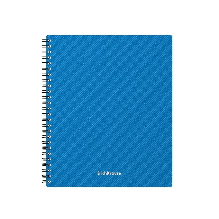 Тетрадь на спирали ErichKrause. Glance Vivid А5, 80 листов, в клетку, пластиковая обложка, блок офсет, 100% белизна, МИКС