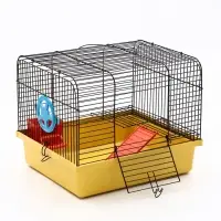 Клетка для грызунов "Мини" одноярусная, 29 x 25 х 24 см, желтый Клетка для грызунов "Мини" одноярусная, 29 x 25 х 24 см, желтый