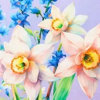 Пакет подарочный ламинированный вертикальный &laquo;Фиолетовое чудо&raquo;, 18&times;22.3&times;10 см