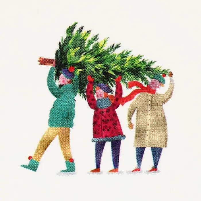 Коробка подарочная новогодняя складная «Машинка», 16 х 23 х 7.5 см