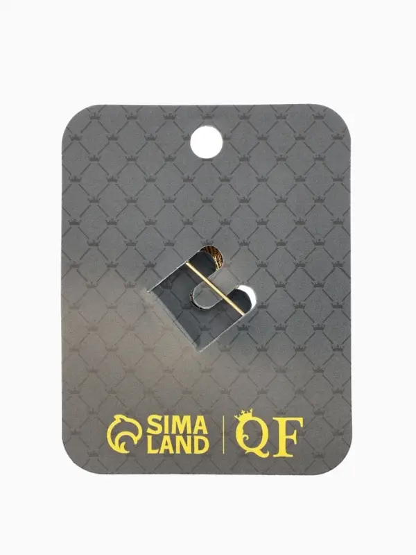 Брошь Брошь "Калибри", цветная в чернёном золоте