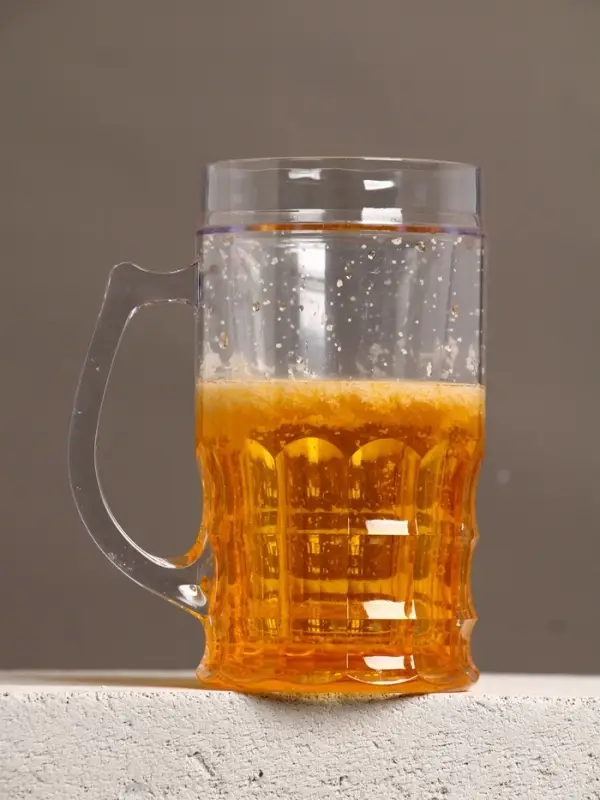 Подарочный набор «Крутой мужик»: гель для душа пиво и кружка с имитацией, 500 мл, Чистое счастье