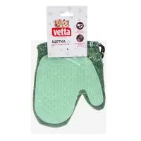 VETTA Перчатка-щетка для домашних животных, нейлон, ТПР, 20,5х15,5 см
