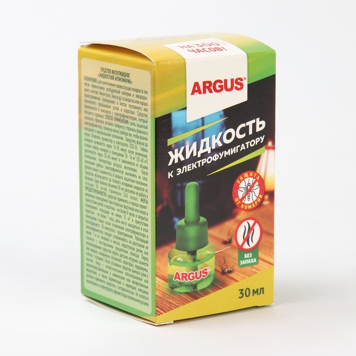 Дополнительный флакон-жидкость ARGUS 45 ночей БЕЗ ЗАПАХА 30 мл Дополнительный флакон-жидкость ARGUS 45 ночей БЕЗ ЗАПАХА 30 мл