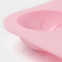 Форма для выпечки Доляна &laquo;Ассорти&raquo;, силикон, 8 ячеек, 26&times;14&times;2.5 см (d=5 см), розовая