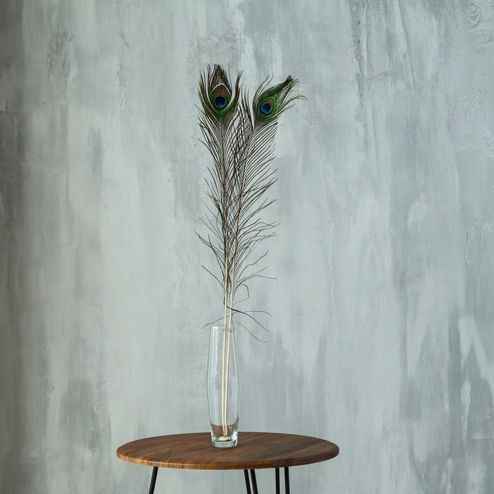Перо павлина для декора, 1 шт. Перо павлина для декора, 1 шт.