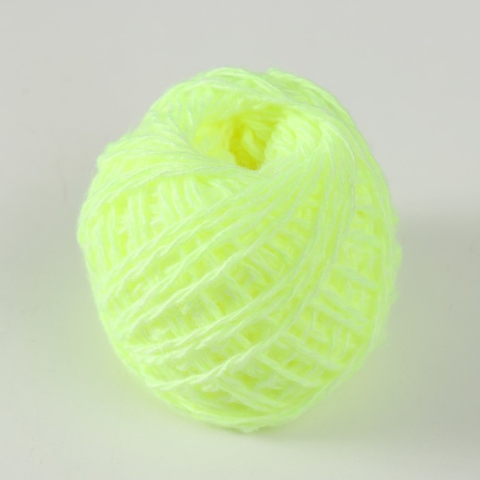 Пряжа для вязания спицами, крючком «Карачаевская», моток, 100% акрил, 100 м/40±5 г, (лимон) Пряжа для вязания спицами, крючком «Карачаевская», моток, 100% акрил, 100 м/40±5 г, (лимон)