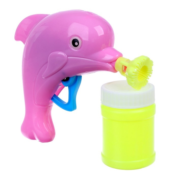 Генератор-пистолет мыльных пузырей «Дельфин», МИКС, 50 мл