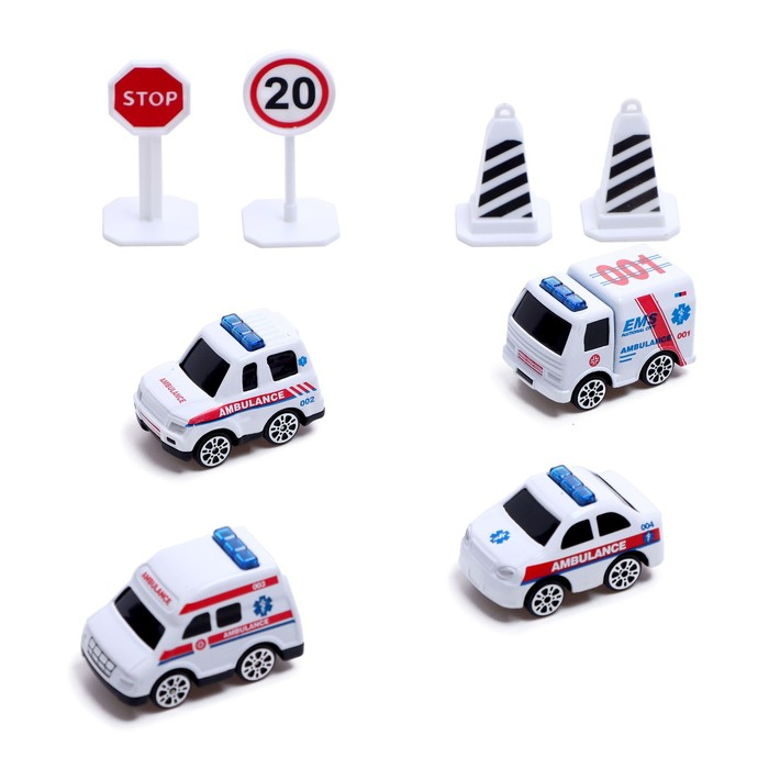 Набор металлических машин «Спецслужбы», МИКС Набор металлических машин «Спецслужбы», МИКС