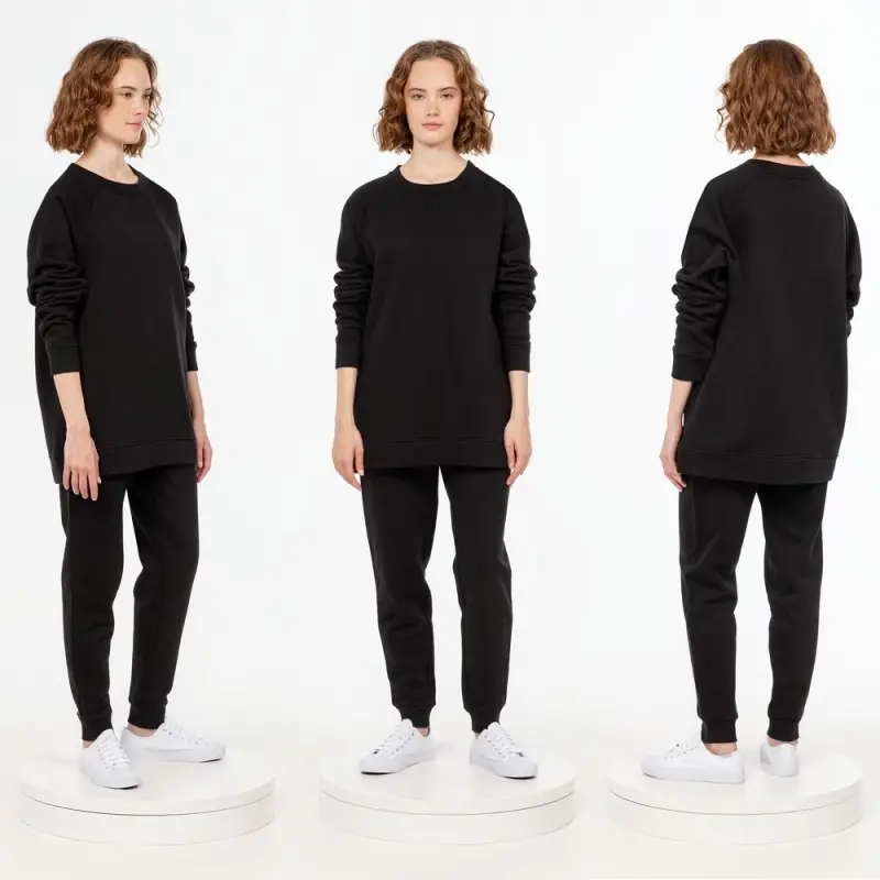 Свитшот унисекс S1, черный, размер XS/S Свитшот унисекс S1, черный, размер XS/S