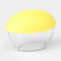 Контейнер для хранения лимона Альтернатива, 12&times;8.5&times;8.5 см, пластик, жёлтый