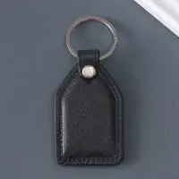 Кожаный брелок для ключей на кольце &laquo;Пистолет&raquo;, (кожзам), 6.8&times;3.8 см