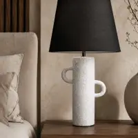 Лампа настольная RISALUX &laquo;Бату&raquo;, E14, 40 Вт, серая, 28&times;28&times;40 см