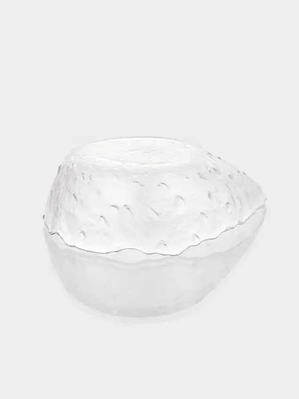 Салатник &laquo;Ракушка&raquo;, 930 мл, 23.5&times;17.5&times;7 см, фигурный, стекло, прозрачный