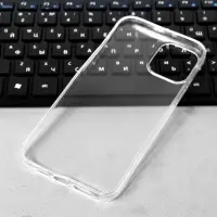 Чехол LuazON для iPhone 12 Pro Max, 6.7", силиконовый, тонкий, прозрачный