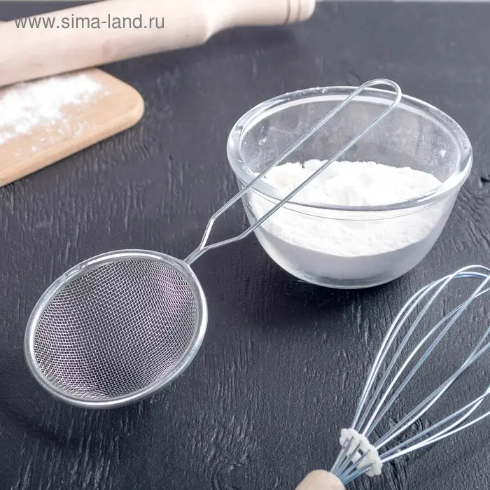 Сито Доляна «Помощник», d=8 см, нержавеющая сталь Сито Доляна «Помощник», d=8 см, нержавеющая сталь