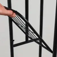 Подставка для цветов Greengo, 4 полки, 43&times;22&times;82 см, напольная, металл, чёрная