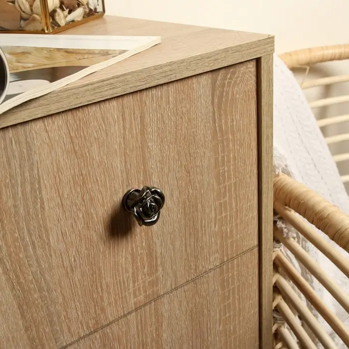 Ручка-кнопка CAPPIO Rose 01, цвет бронза