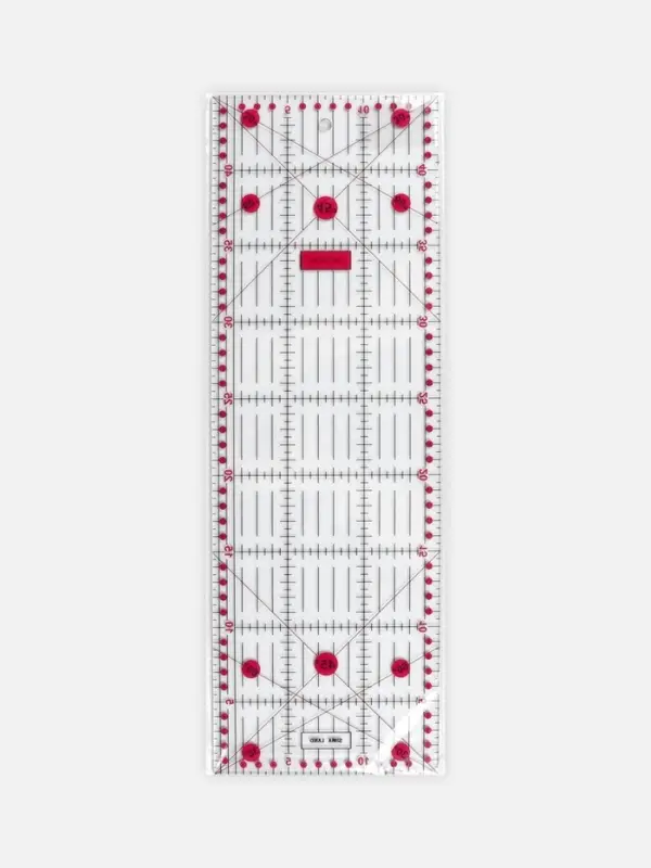 Линейка для квилтинга и пэчворка, 45&times;15 см, s=3 мм, розовая