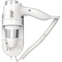 Фен Puff-1600B, белый, 1,6 кВт