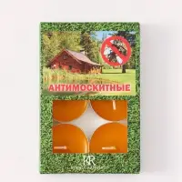 Свечи антимоскитные, чайные, 6 штук
