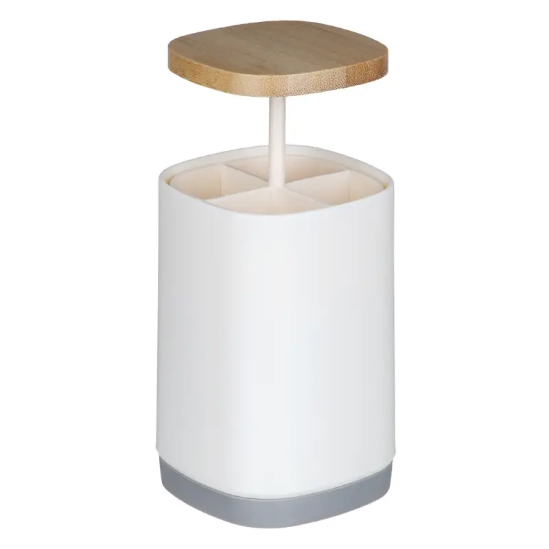 Подставка для зубочисток тм VETTA, 7,5х7,5х11см, бамбук, полипропилен