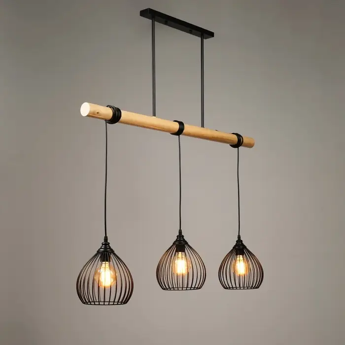 Люстра &laquo;Арландо&raquo; 3хЕ27 40 Вт черный 60&times;20&times;20-200 см