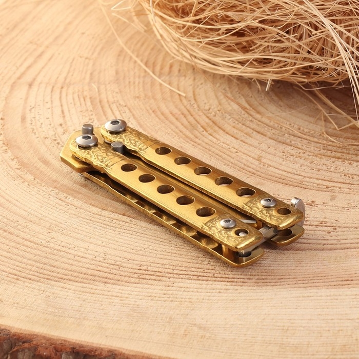 Нож-бабочка Нож-бабочка "Киллер" 11см, клинок 48мм/1мм, золотистый