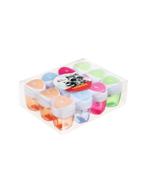 Точилка для карандашей Calligrata &laquo;Классика&raquo;, с контейнером, МИКС