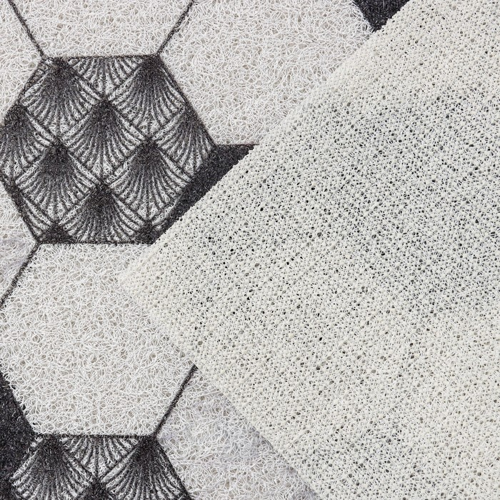 Коврик придверный грязезащитный Доляна «Мрамор», вырезной, 80×120 см, цвет серый Коврик придверный грязезащитный Доляна «Мрамор», вырезной, 80×120 см, цвет серый