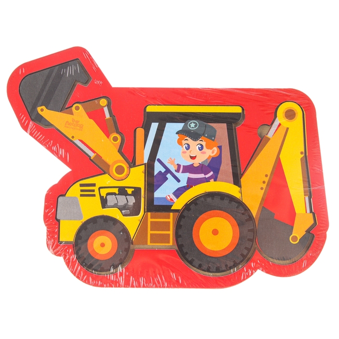 Головоломка пазл «Трактор» для самых маленьких Головоломка пазл «Трактор» для самых маленьких