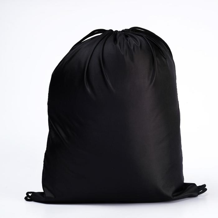 Мешок для обуви 420 х 340 мм, Calligrata  Мешок для обуви 420 х 340 мм, Calligrata "Стандарт", (мягкий полиэстер, плотность 210 D), чёрный