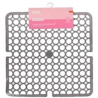 Коврик в раковину противоскользящий тм VETTA Кругляш, 27,5х27,5см, ПВХ, 4 цвета