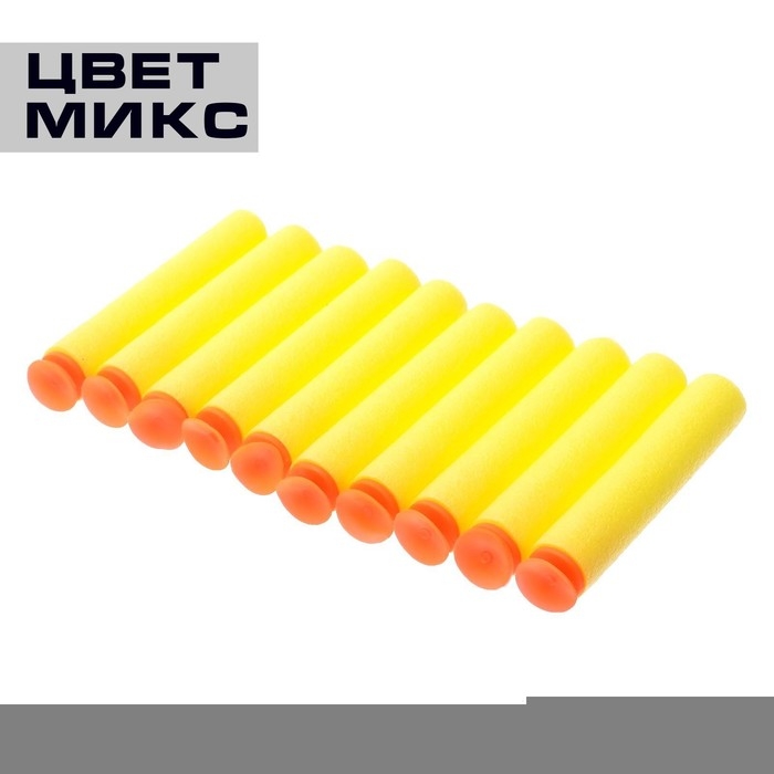 Набор мягких пуль с присосками, 60 штук Набор мягких пуль с присосками, 60 штук