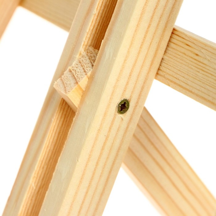 Мольберт настольный демонстрационный «Лира» 375 х 260 х 180 мм, (профиль 10 х 10 мм), неокрашенное дерево, Calligrata Мольберт настольный демонстрационный «Лира» 375 х 260 х 180 мм, (профиль 10 х 10 мм), неокрашенное дерево, Calligrata