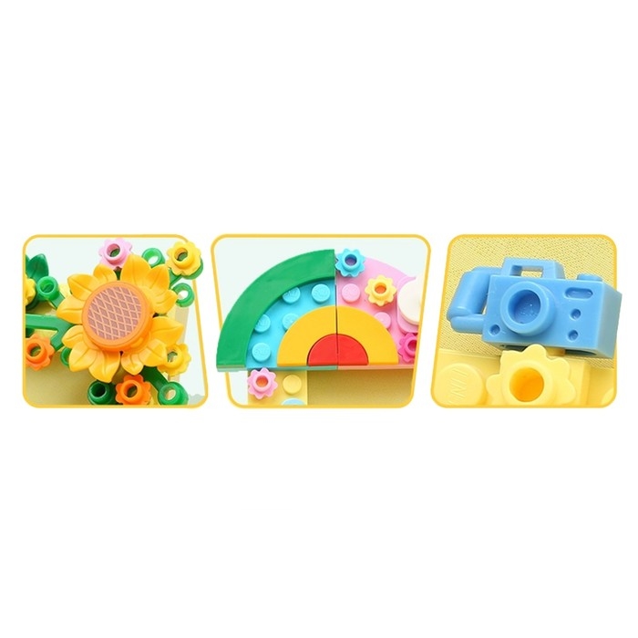 Конструктор фоторамка своими руками «Радужное лето», 128 деталей Конструктор фоторамка своими руками «Радужное лето», 128 деталей