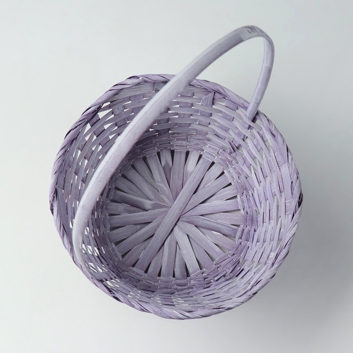 Набор корзин, 19х7,5х9,5/31 см, 22х9х11/34 см, 24х9х11,5/35 см, 3 шт, фиолетовые, бамбук Набор корзин, 19х7,5х9,5/31 см, 22х9х11/34 см, 24х9х11,5/35 см, 3 шт, фиолетовые, бамбук