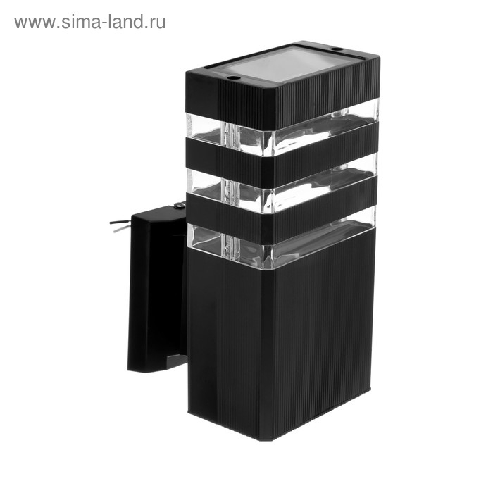 Светильник настенный Luazon Lighting 1хE27х60 Вт Светильник настенный Luazon Lighting 1хE27х60 Вт "Стиль", пластик, вверх, черный