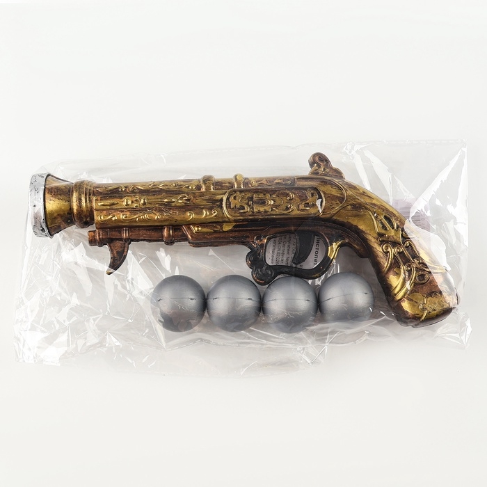 Пистолет «Пиратский мушкет», с мячами Пистолет «Пиратский мушкет», с мячами
