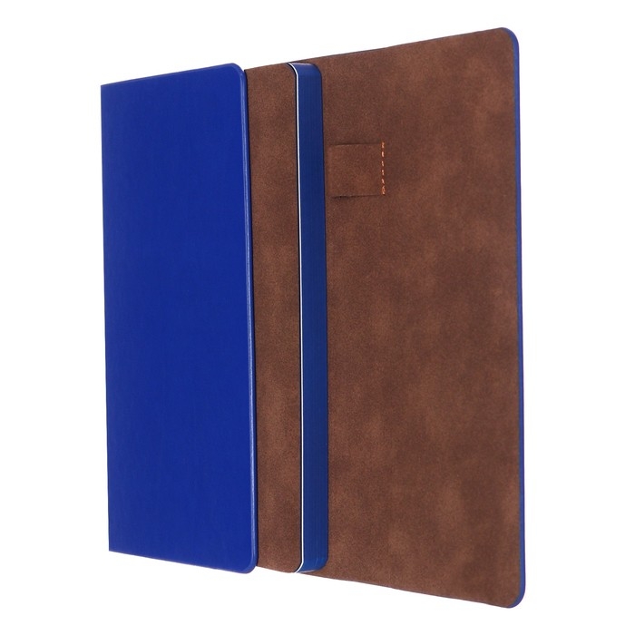 Ежедневник недатированный А5, 136 листов Waltz, твёрдая обложка, искусственная кожа, магнитный клапан, синий срез, блок 70 г/м2, синий Ежедневник недатированный А5, 136 листов Waltz, твёрдая обложка, искусственная кожа, магнитный клапан, синий срез, блок 70 г/м2, синий