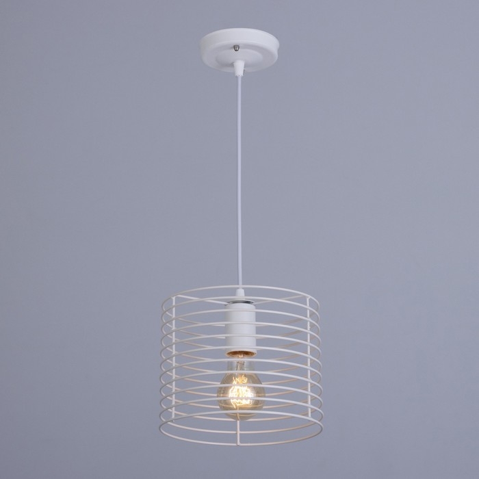 Люстра Кронис Подвес BayerLux цвет белый айсберг 1х40Вт цоколь E27