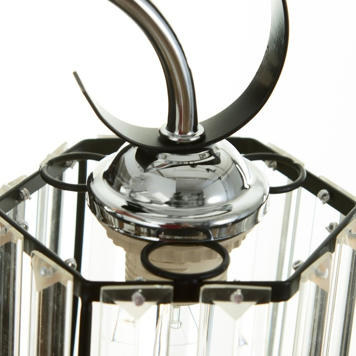 Бра 91279/1 E27 40Вт черный-хром 25х12х23 см