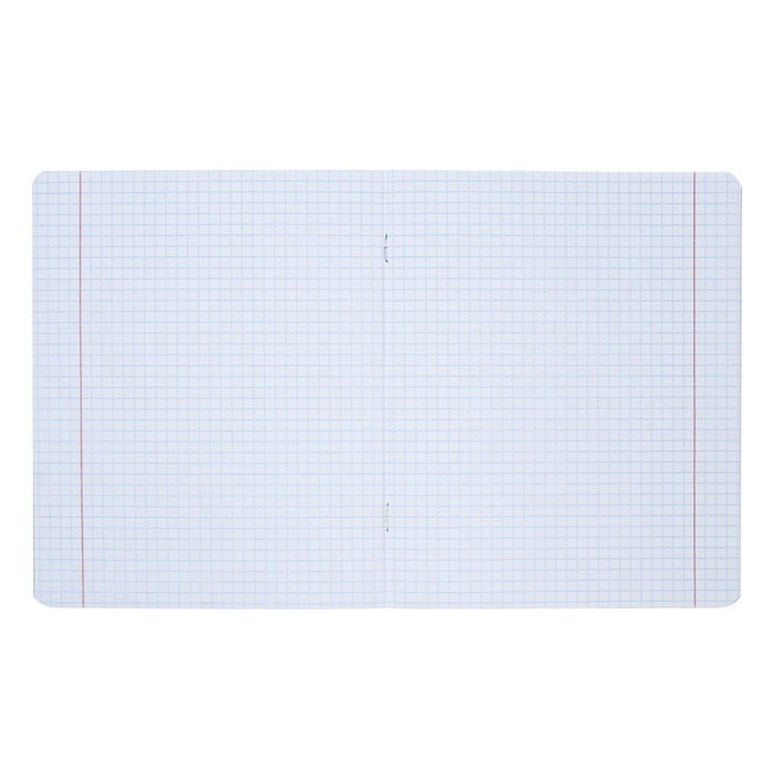 Тетрадь А5+, 48 листов, клетка на скобе, ErichKrause, Классика CoverPrо микс, пластиковая обложка микс