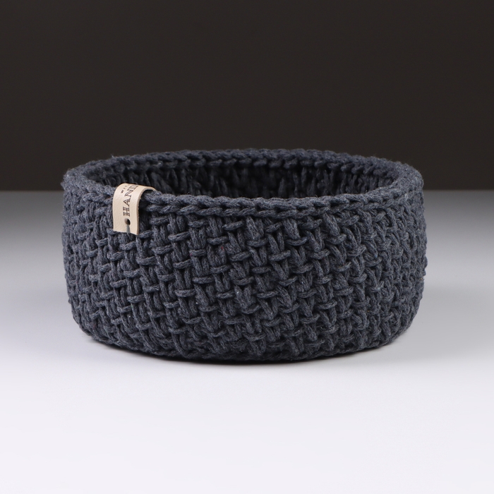 Корзинка  Корзинка "Малышка", 16 х 7,5 см, серый, хлопок