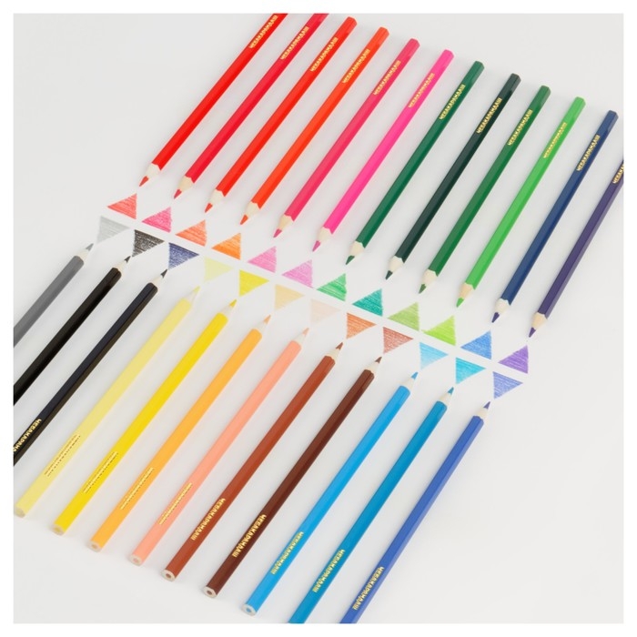 Карандаши 24 цвета Мульти-Пульти  Карандаши 24 цвета Мульти-Пульти "Чебурашка", картон упак, европодвес