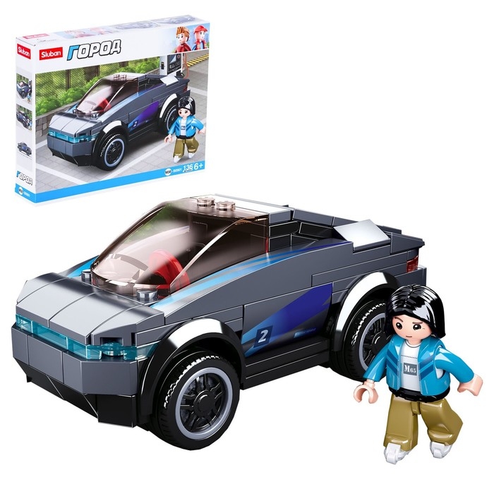 Конструктор Город &laquo;Кибертрак&raquo;, 136 деталей