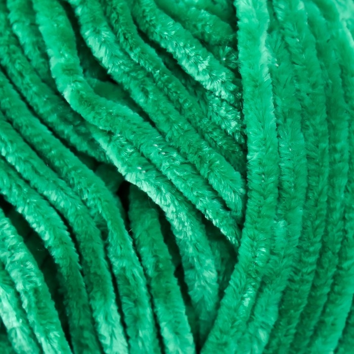 Пряжа "Velour" 100% микрополиэстер 170м/100г (856 изумруд)