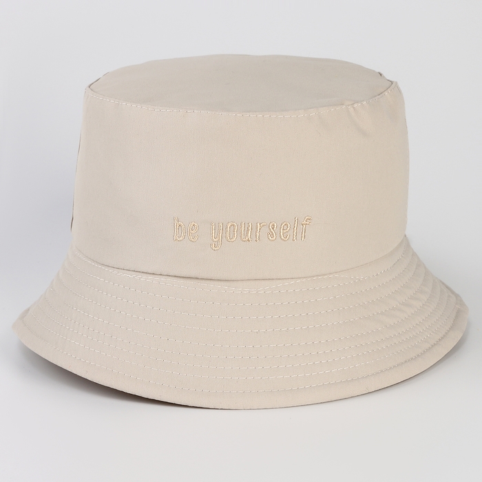 Панама детская для девочки Be yourself, цвет бежевый, р-р 54 Панама детская для девочки Be yourself, цвет бежевый, р-р 54