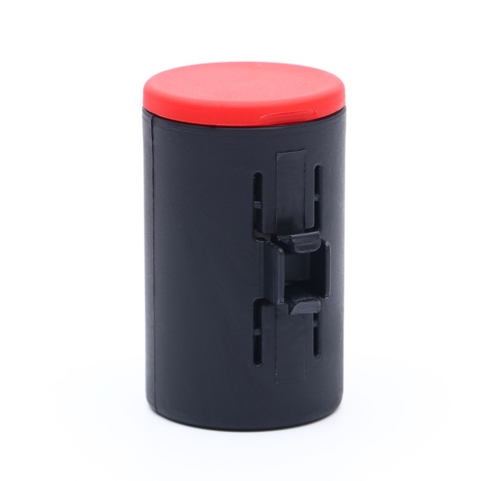 Рулетка DIIL, 8 м, до 50 кг, лента, прорезиненная ручка, красная с чёрным Рулетка DIIL, 8 м, до 50 кг, лента, прорезиненная ручка, красная с чёрным